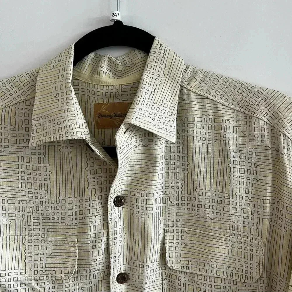 Tommy Bahama Silk Button Up Shirt Size Small - Picture 3 of 5